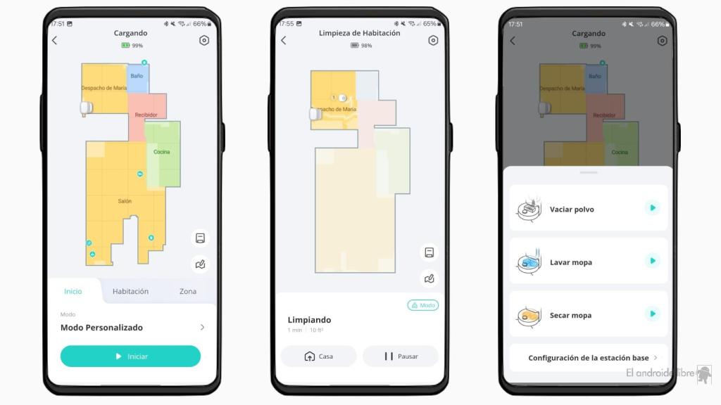 App de la eufy X10 Pro Omni