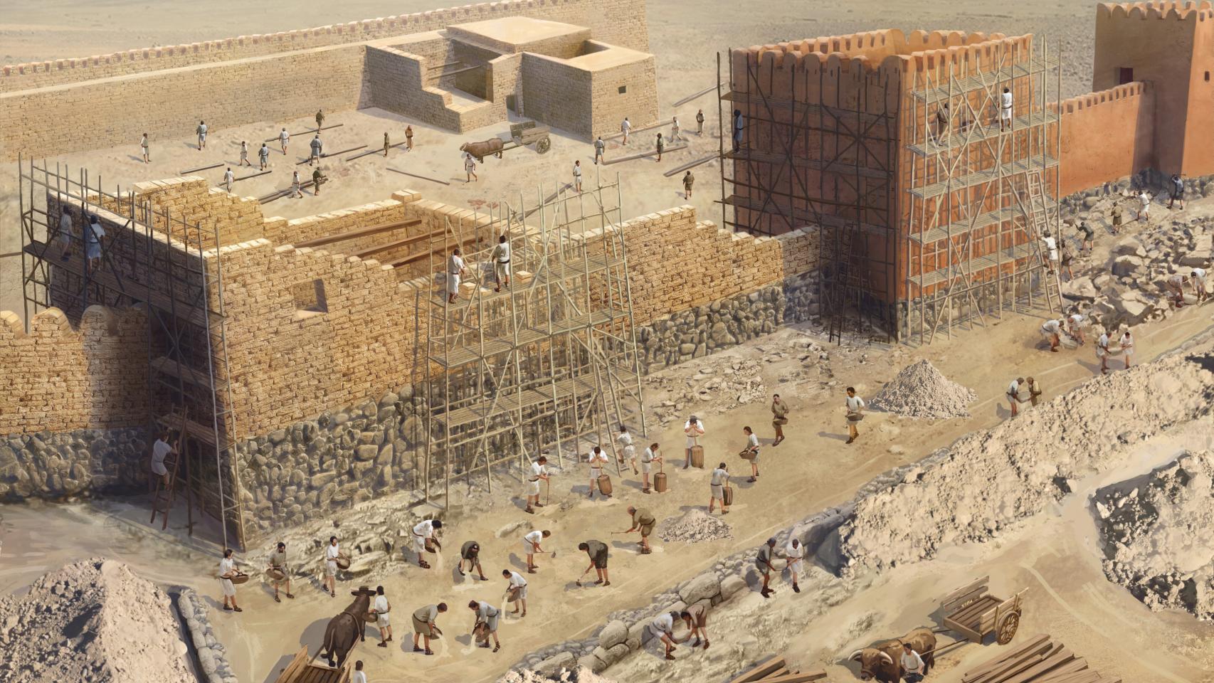 Construcción de la ciudad de Tossal de Manises.