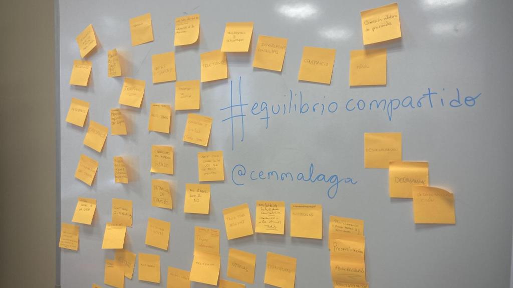 Una imagen durante el taller impartido por A2 Paneque Catalán en la sede de la Confederación de Empresarios de Málaga.