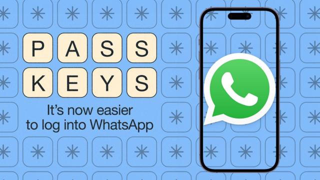 Fotomontaje con el logo de WhatsApp.