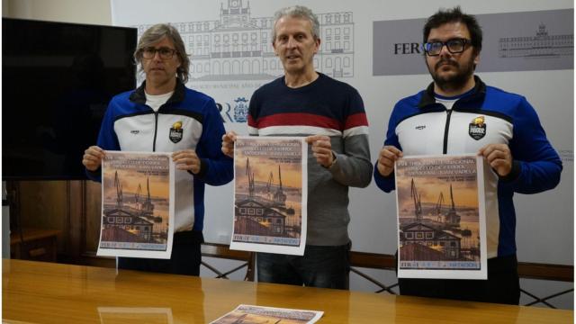 De izda a derecha, González, Aldrey y Eraña