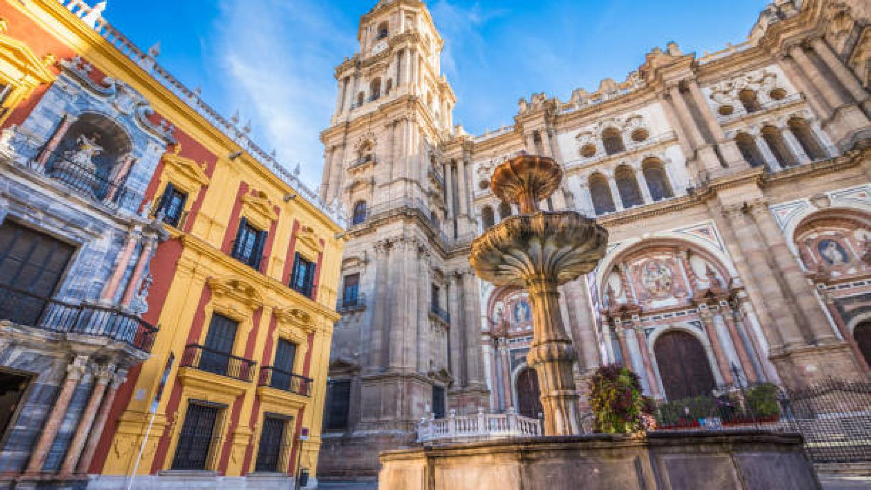 Una plaza de Málaga