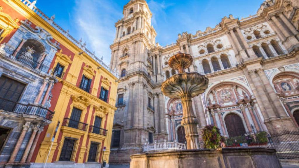 Una plaza de Málaga