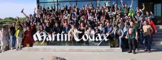 Foto de familia de los finalistas de los 11º premios Martín Códax.