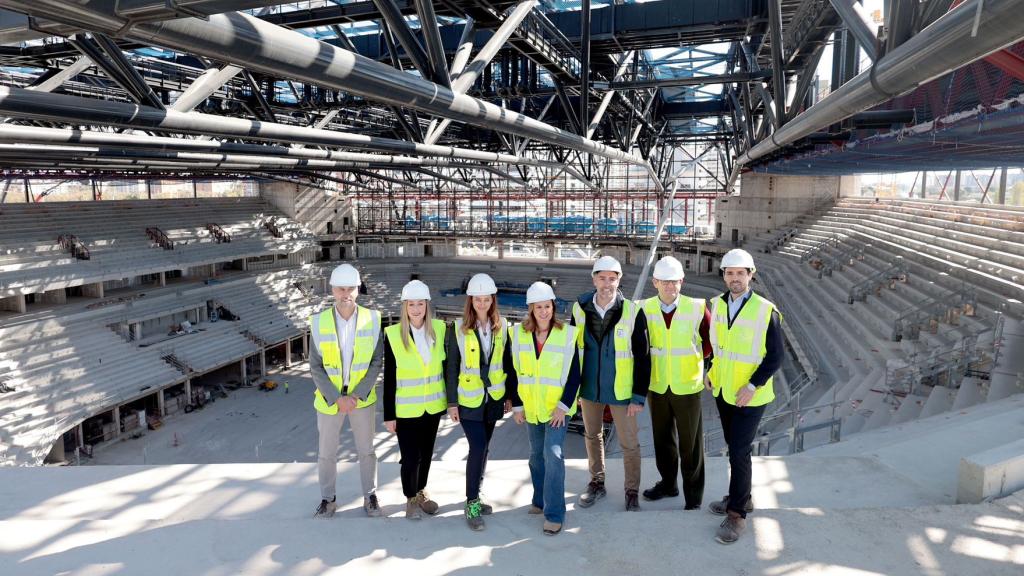 Visita a las obras de la alcaldesa de Valencia, María José Catalá. EE