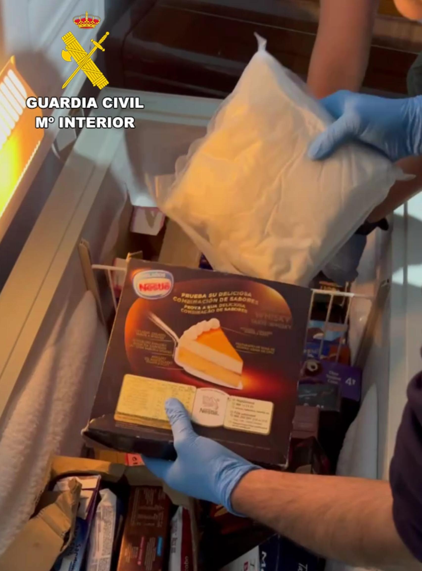 Incautación de droga por parte de la Guardia Civil