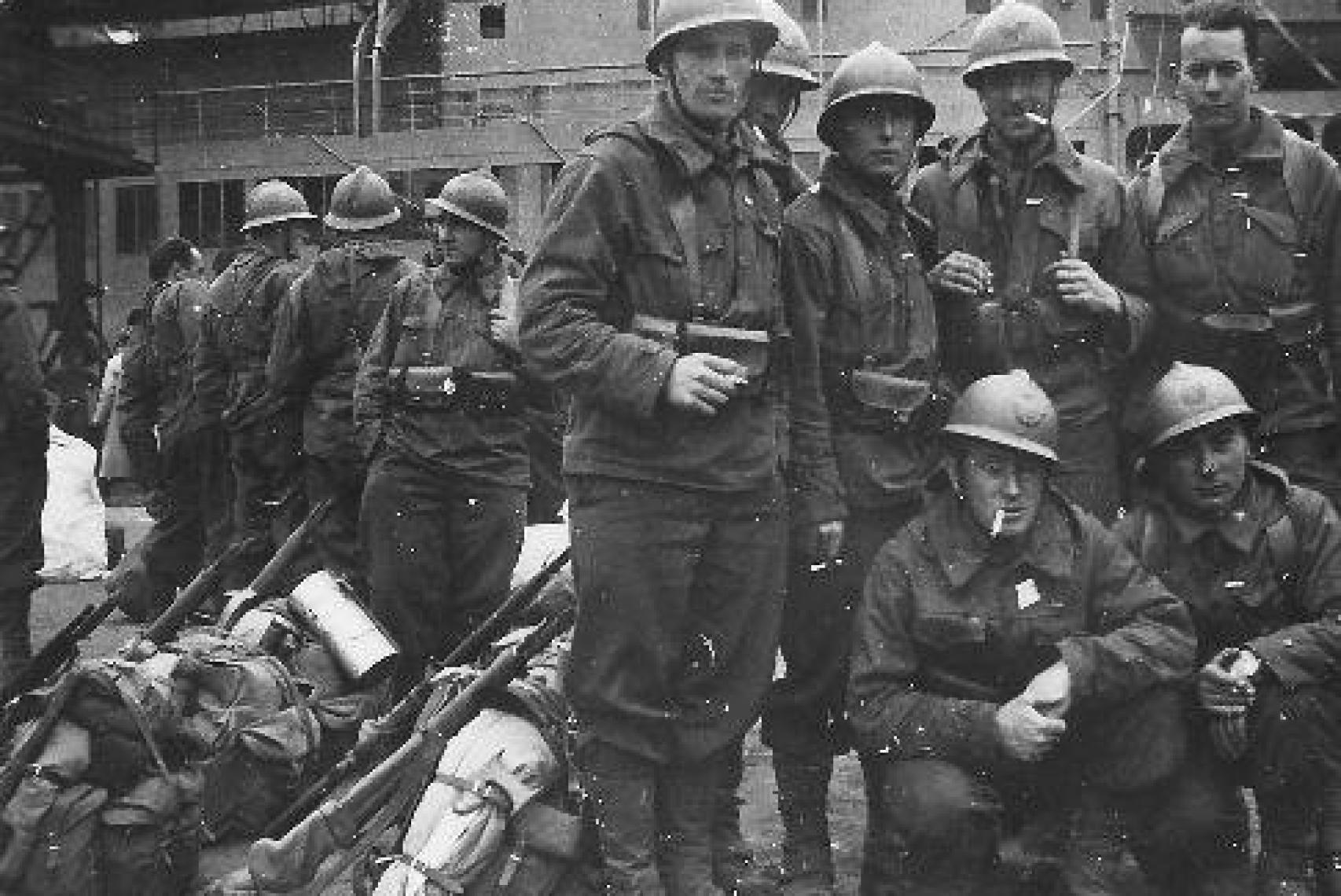 Soldados de la Legión Extranjera en Narvik.