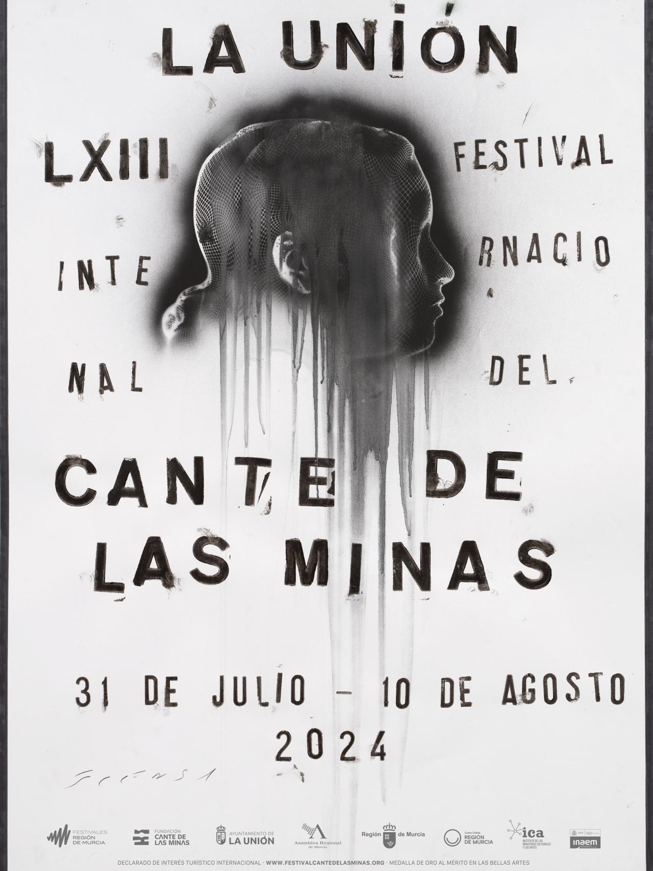 Cartel de la 63 edición del Festival Internacional del Cante de las Minas.
