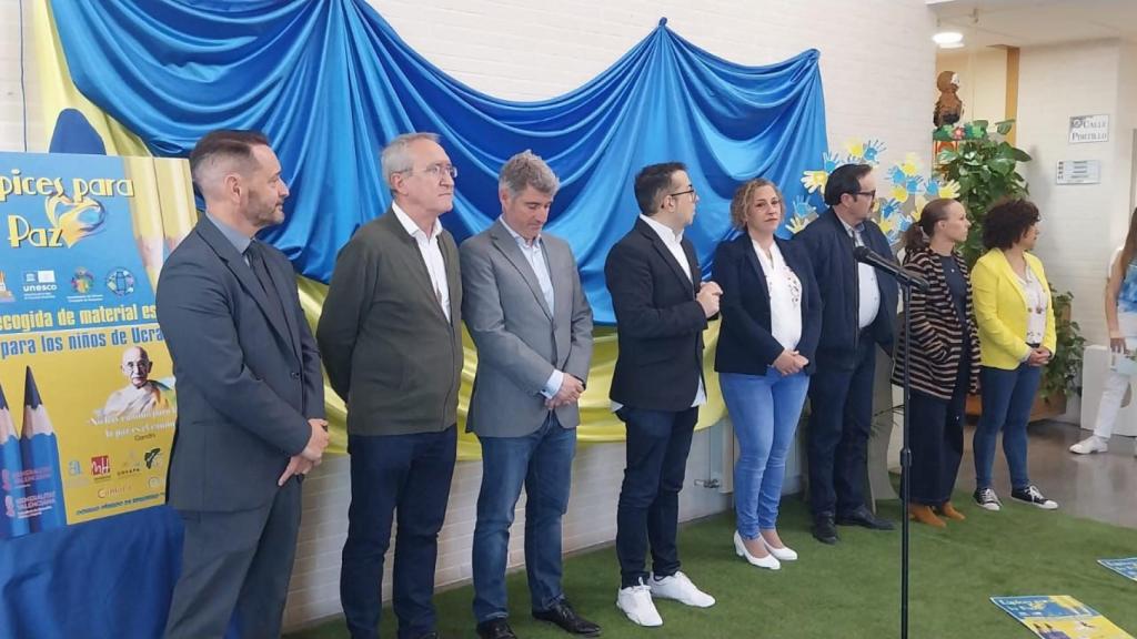 La presentación de Lápices para la paz el pasado martes 23 de abril.