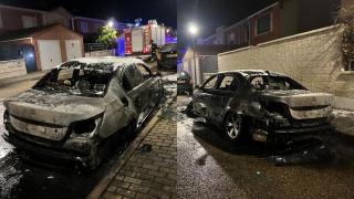 Coche incendiado en Medina del Campo