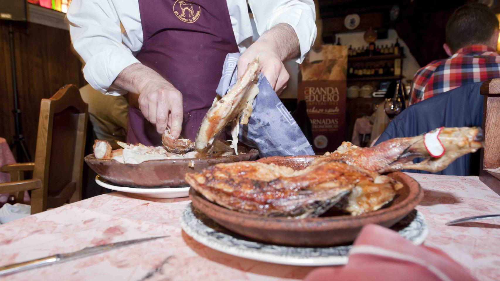 Lechazo de cordero.