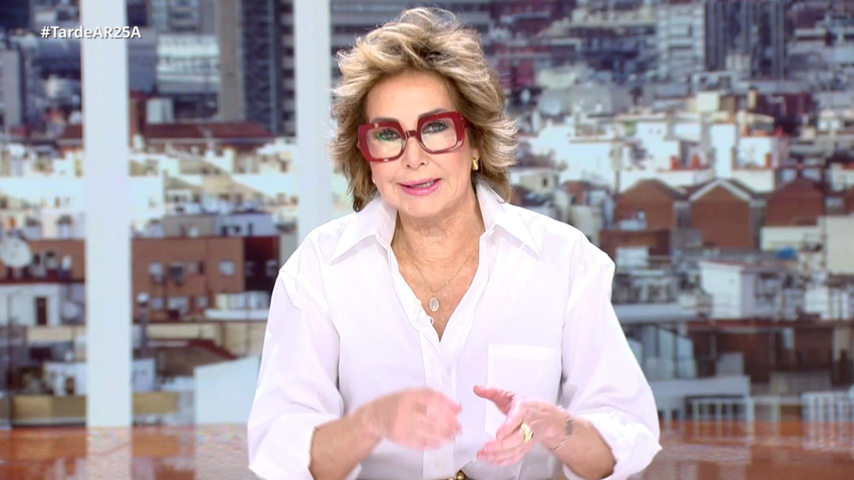 Ana Rosa Quintana en 'TardeAR'.