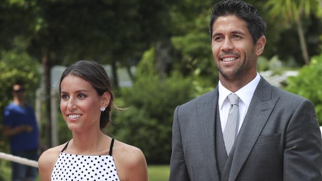 Ana Boyer y Fernando Verdasco en una fotografía tomada en julio de 2019 en La Toja.