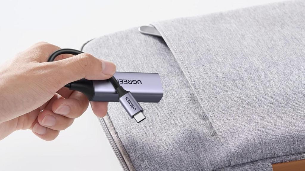 Adaptador Ethernet en una mochila
