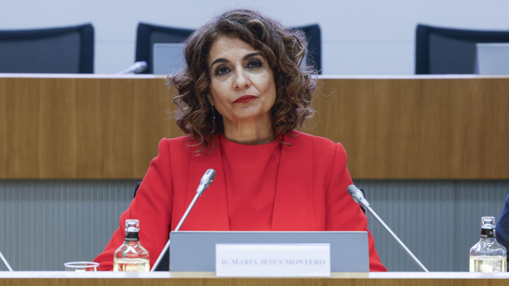 La vicepresidenta primera del Gobierno y ministra de Hacienda, María Jesús Montero.