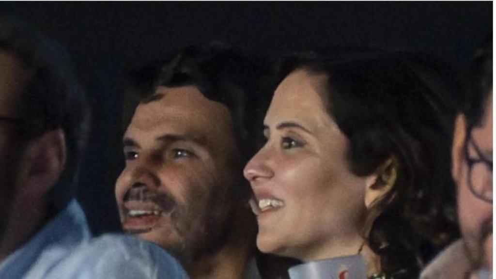 Isabel Díaz Ayuso y su novio, Alberto González, en el Festival Mad Cool 2023. Europa Press