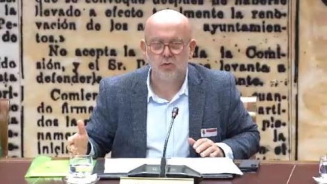 Gonzalo Boye, este jueves en la comisión del Senado que estudia la proposición de ley de amnistía./
