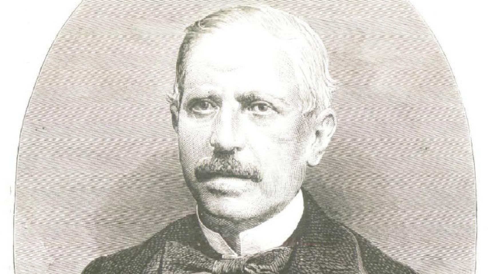 Xilografía de Estanislao Figueras, primer presidente de la República, publicada en 'La Ilustración Española y Americana'.