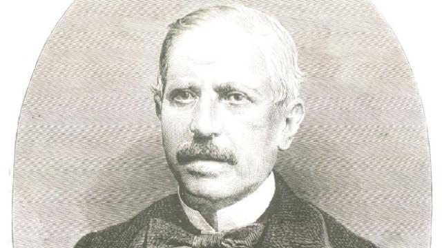 Xilografía de Estanislao Figueras, primer presidente de la República, publicada en 'La Ilustración Española y Americana'.