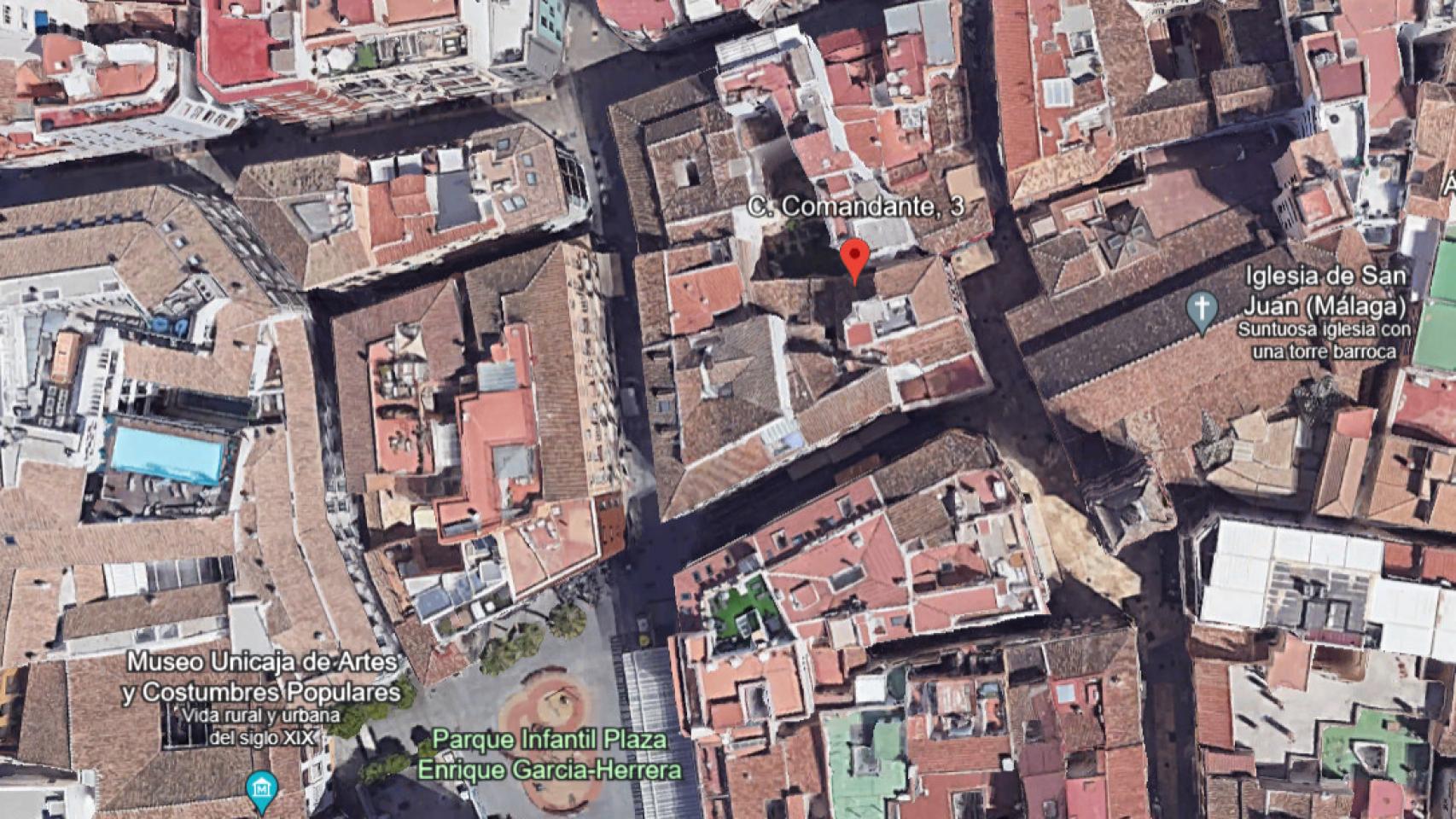 Localización de los inmuebles en los que Persépolis Invesment va a desarrollar su proyecto de apartamentos.