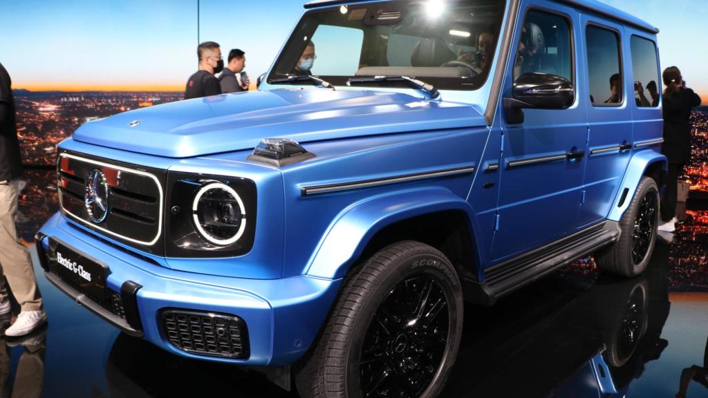 Mercedes ha estado presente con el Clase G eléctrico.