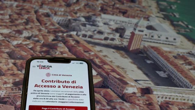 Aplicación para comprar los billetes y acceder a la ciudad de Venecia.