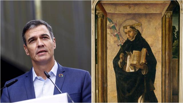 Pedro Sánchez y Pedro de Verona.