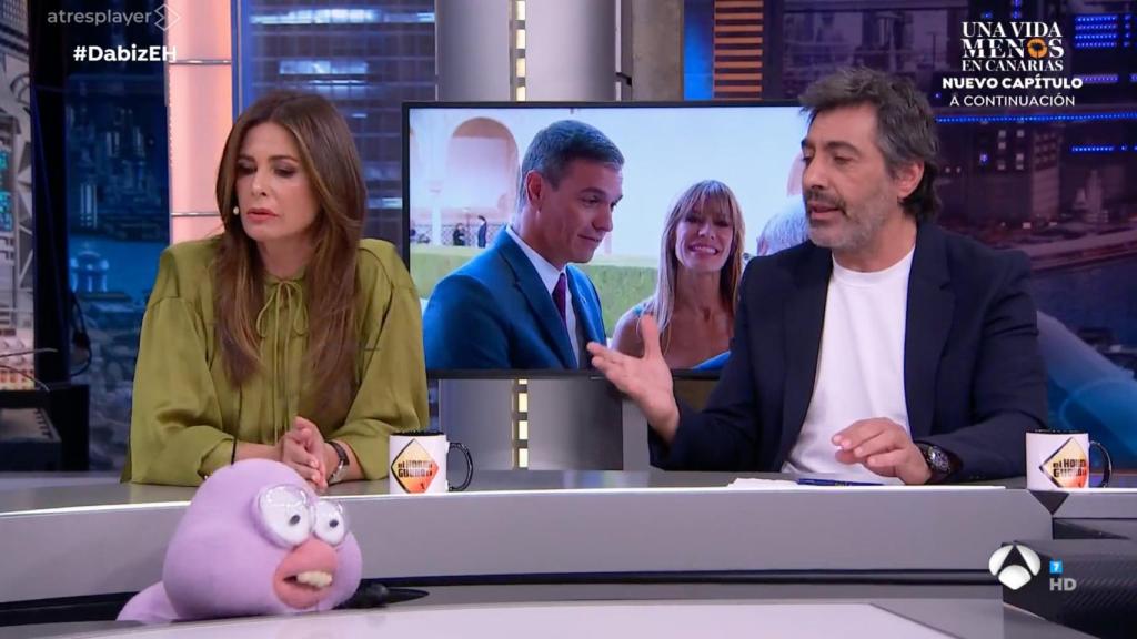 Nuria Roca y Juan del Val en 'El Hormiguero'.