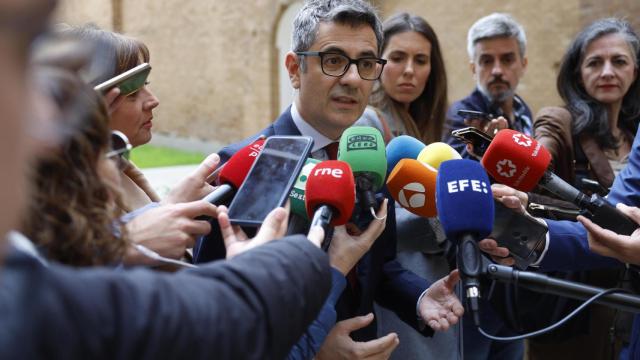 El ministro de la Presidencia, Justicia y Relaciones con las Cortes, Félix Bolaños, este viernes.