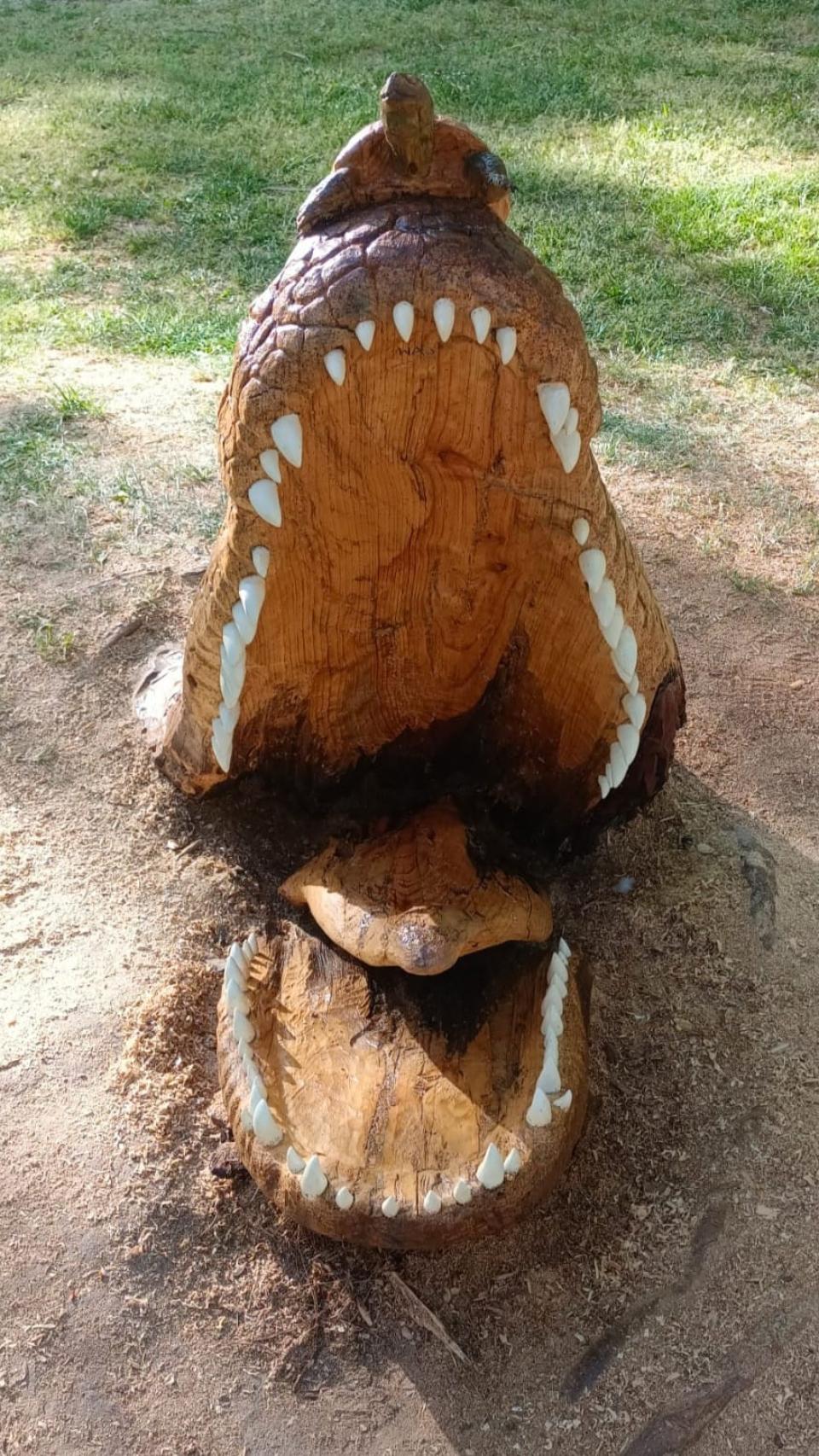 El cocodrilo de Tres Árboles, en detalle