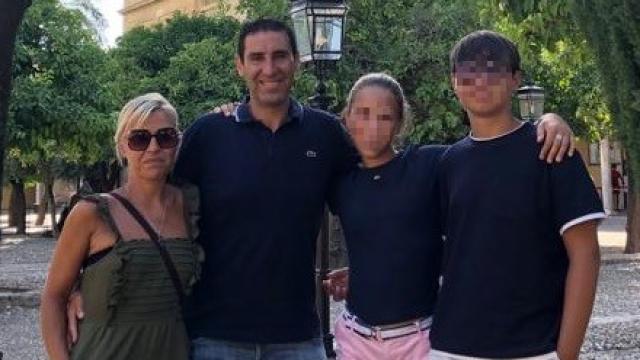 De izquierda a derecha, Paula Martínez, David Gómez, Sarah Gómez y Daniel Gómez.