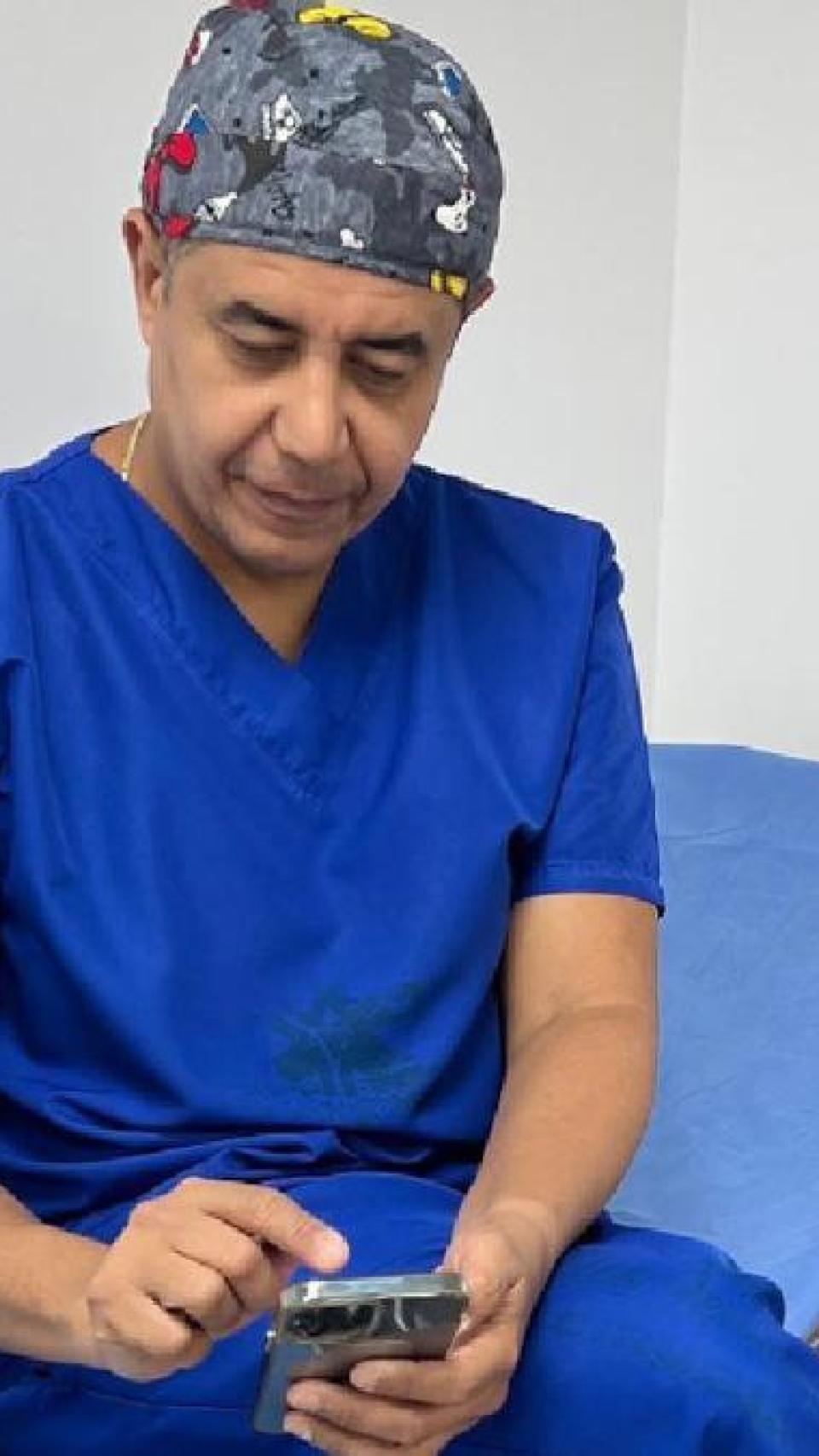 Edwin Arrieta en una imagen de sus redes sociales.