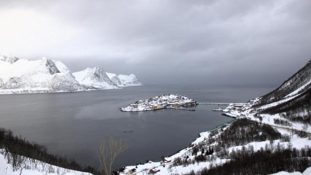 La isla noruega de Husøy.