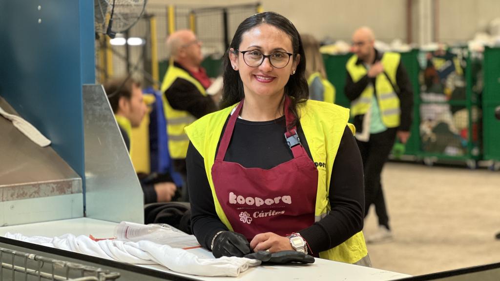 María Georgina Navarrete trabaja en el equipo de Calidad de la planta.