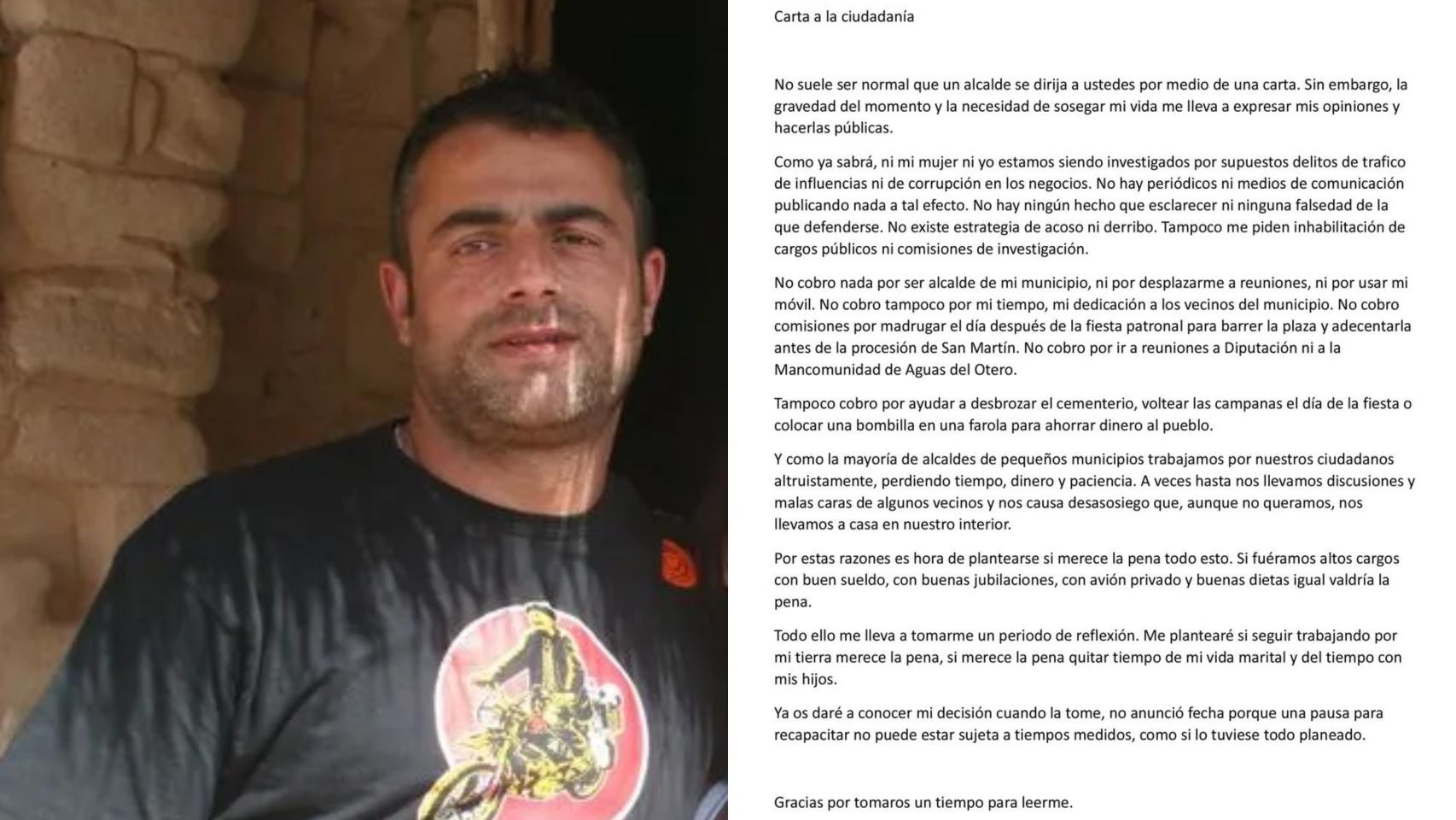 Pedro Burgos y su original 'carta a la ciudadanía'
