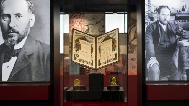 Una imagen de la exposición dedicada a Cajal en el MNCN.