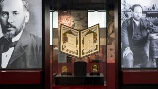 Una imagen de la exposición dedicada a Cajal en el MNCN.