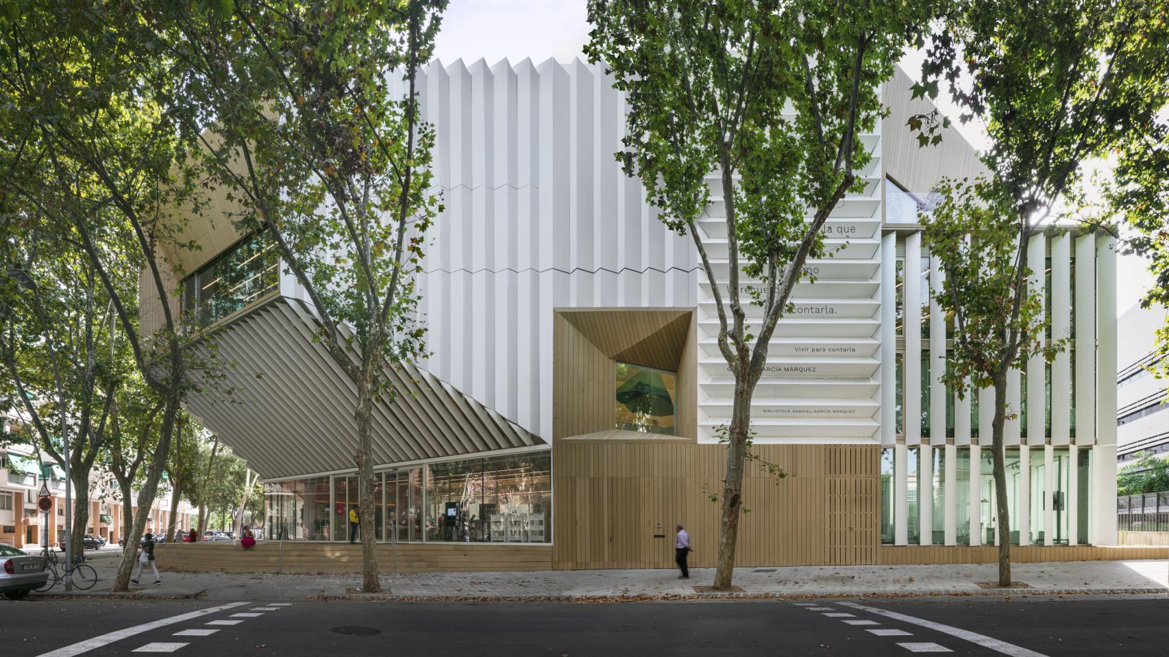 La Biblioteca Gabriel García Márquez de Barcelona, de SUMA Arquitectura. Foto: Jesús Granada