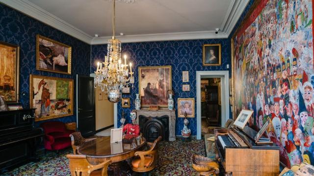 Interior de la James Ensorhuis. Foto: Toerisme Oostende/James Ensorhuis/Nick Decombel