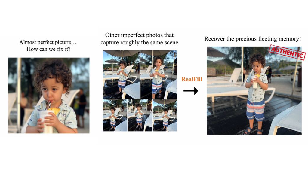 Fotografía creada RealFill de Google a partir de fotos de referencia