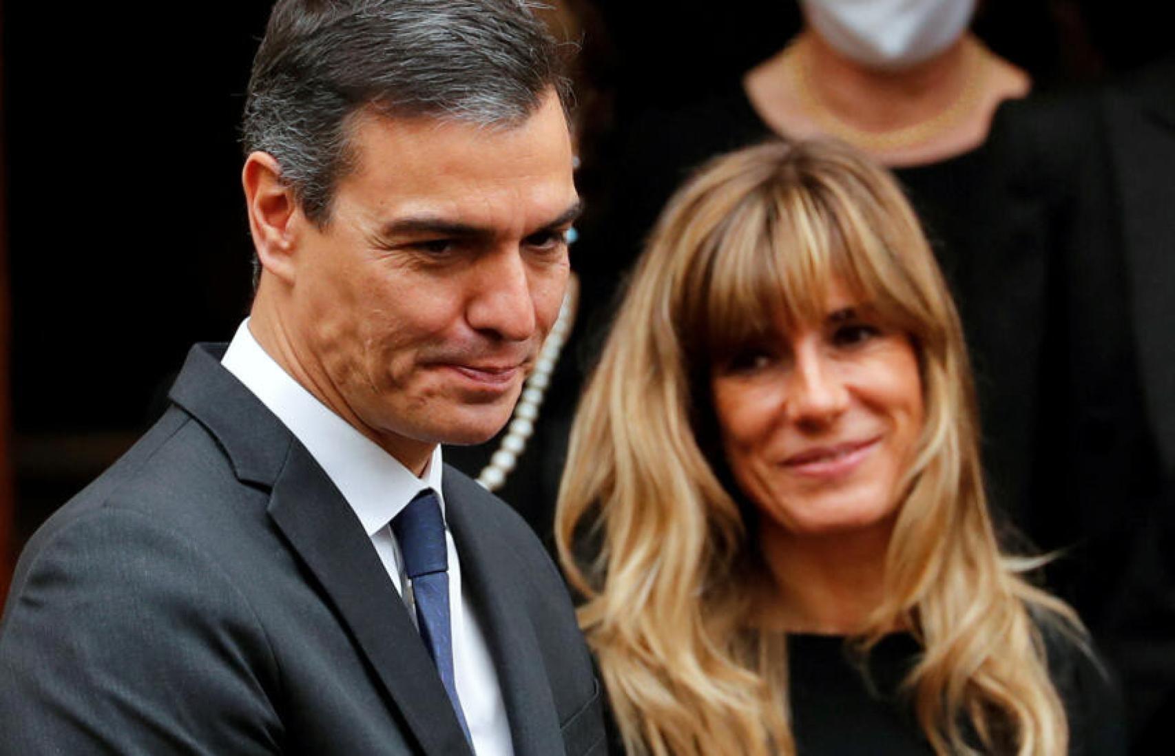 Pedro Sánchez y Begoña Gómez.