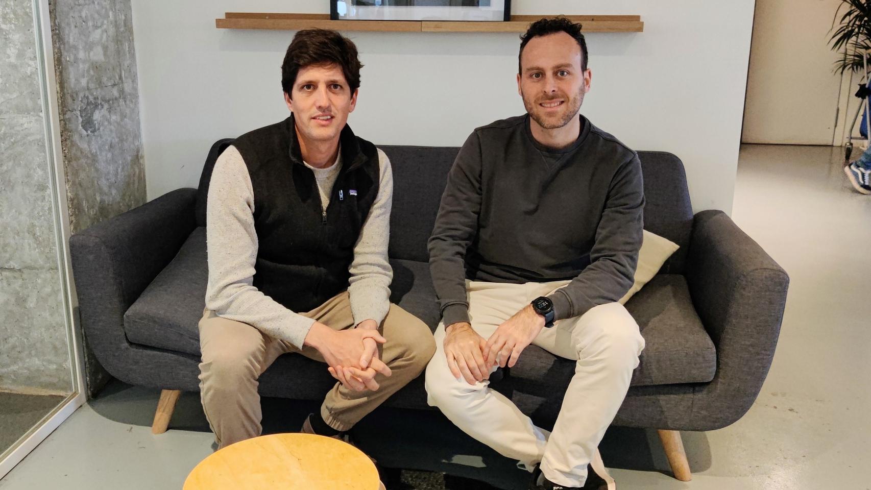 Los emprendedores Pol Karaso y Àlex Corbacho.