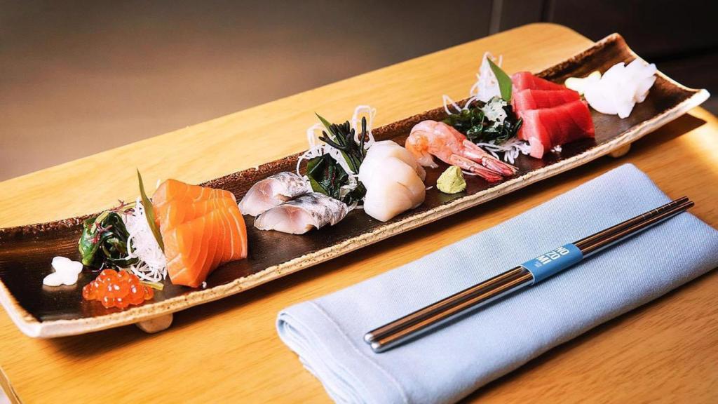 Uno de los platos del restaurante japonés Nozomi Sushi Bar.