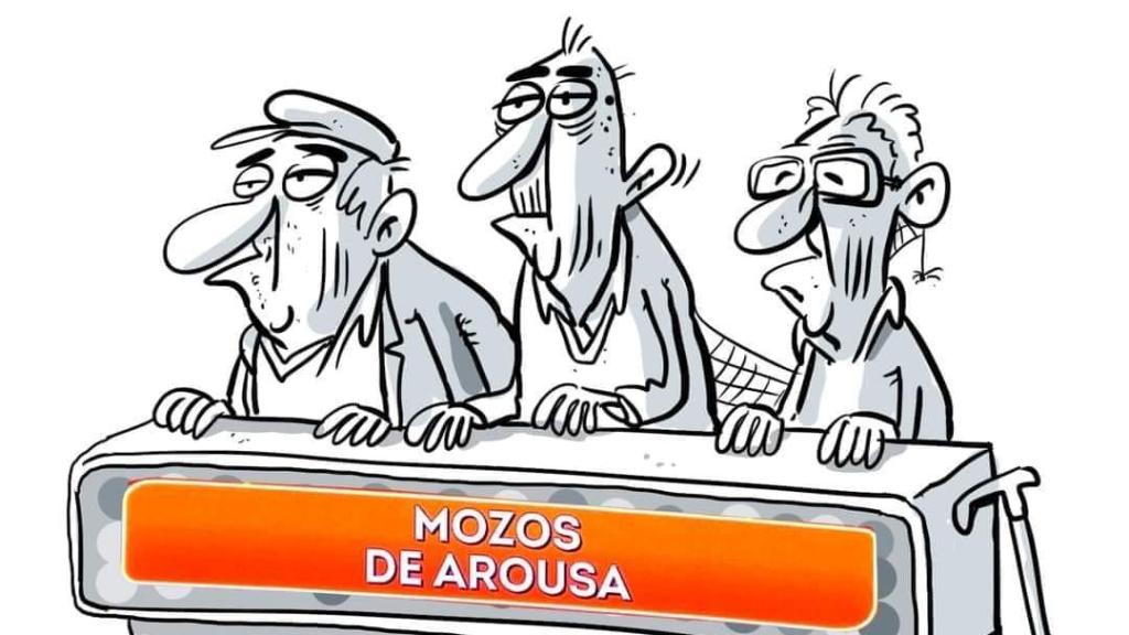 Ilustración de los Mozos de Arousa.