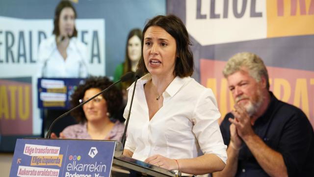 La secretaria política de Podemos y candidata a las elecciones europeas, Irene Montero
