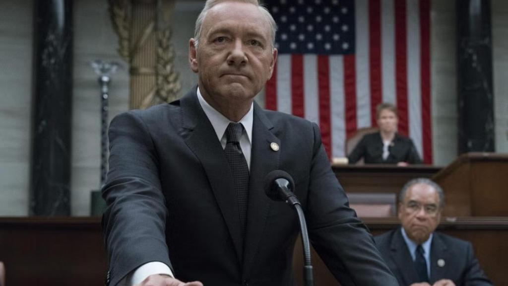 Kevin Spacey en 'House of Cards'.