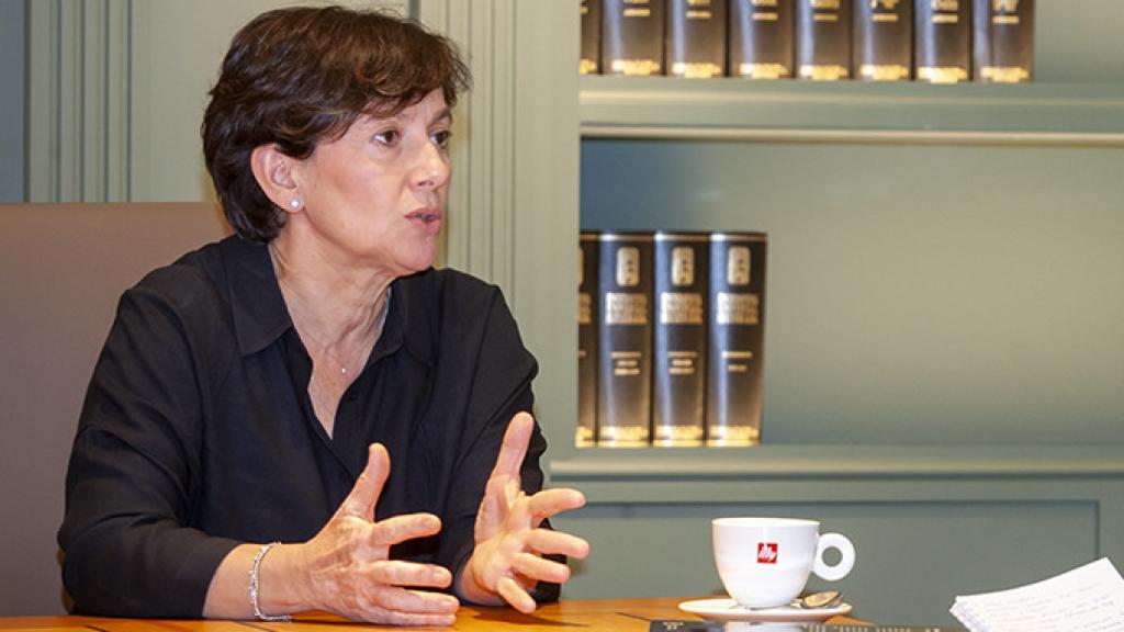Gloria González, durante su conversación con ENCLAVE ODS.