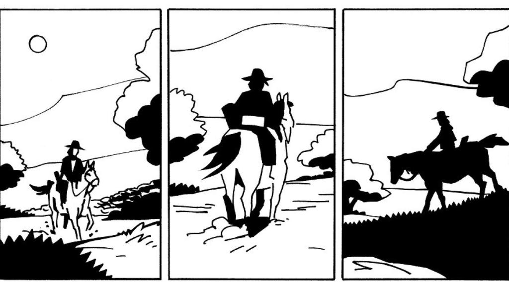 Viñeta de 'La tierra yerma' (2024), de Carla Berrocal, que publica en nuestro país Reservoir Books