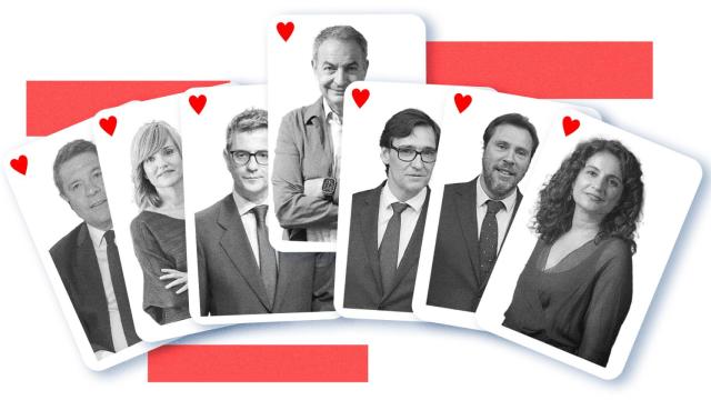 Emiliano García-Page, Pilar Alegría, Félix Bolaños, José Luis Rodríguez Zapatero, Salvador Illa, Óscar Puente y María Jesús Montero.