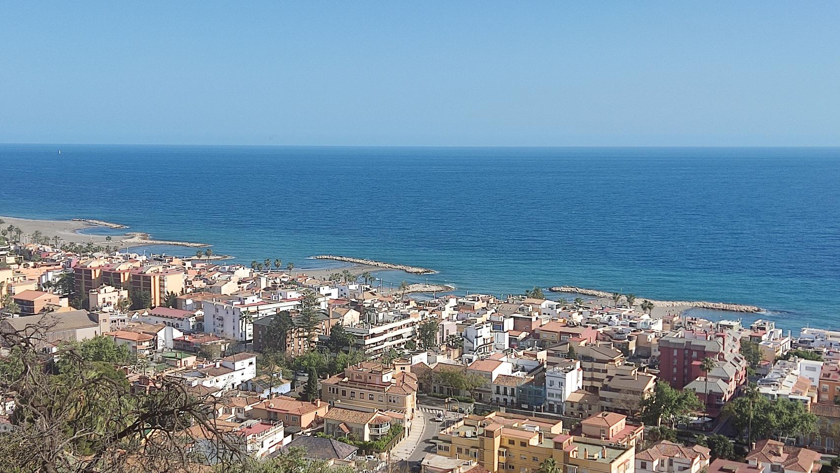 Vistas de la zona Este de Málaga.